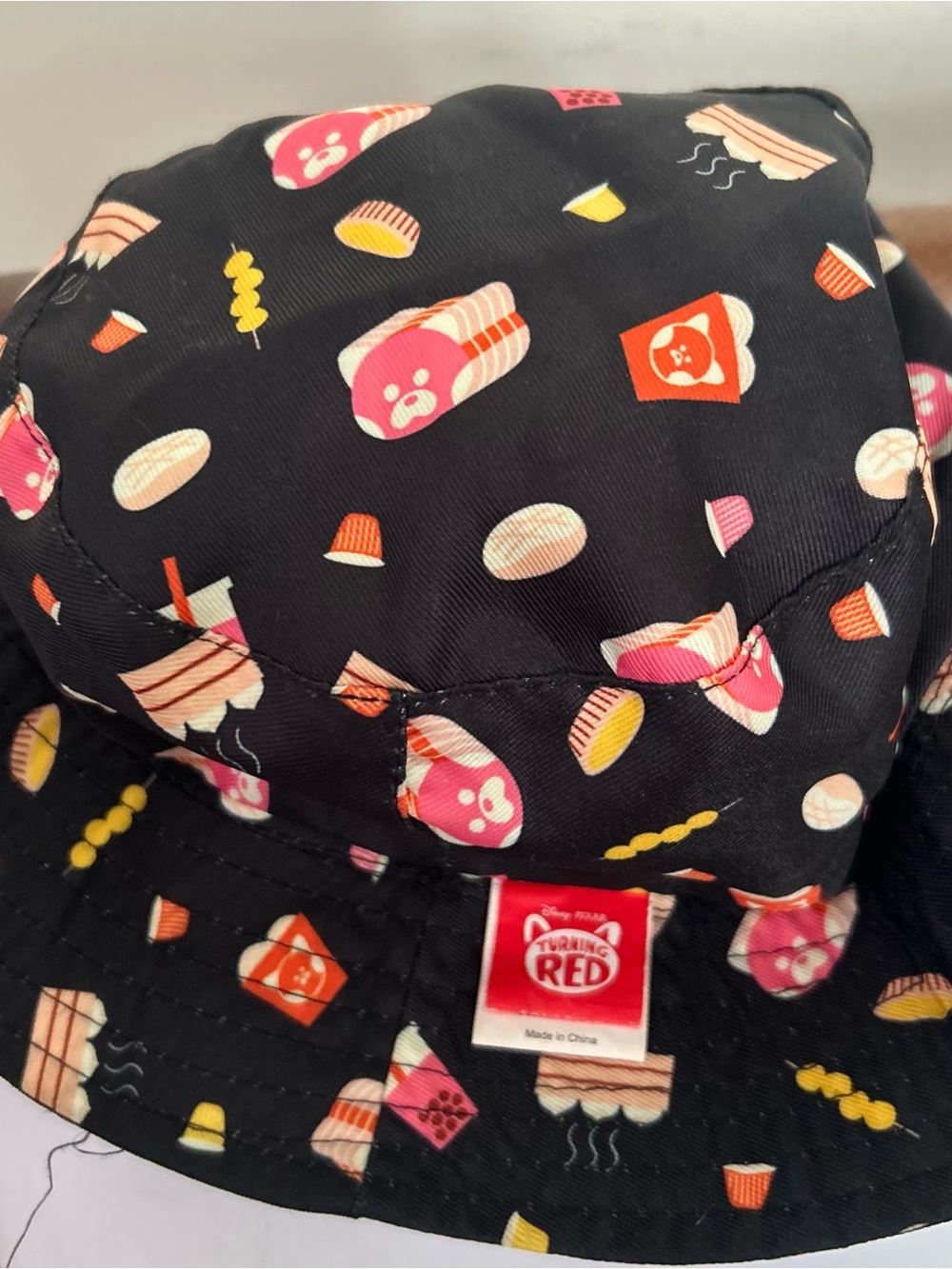 Disney Pixar Turning Red Allover Food Print Bucket Hat